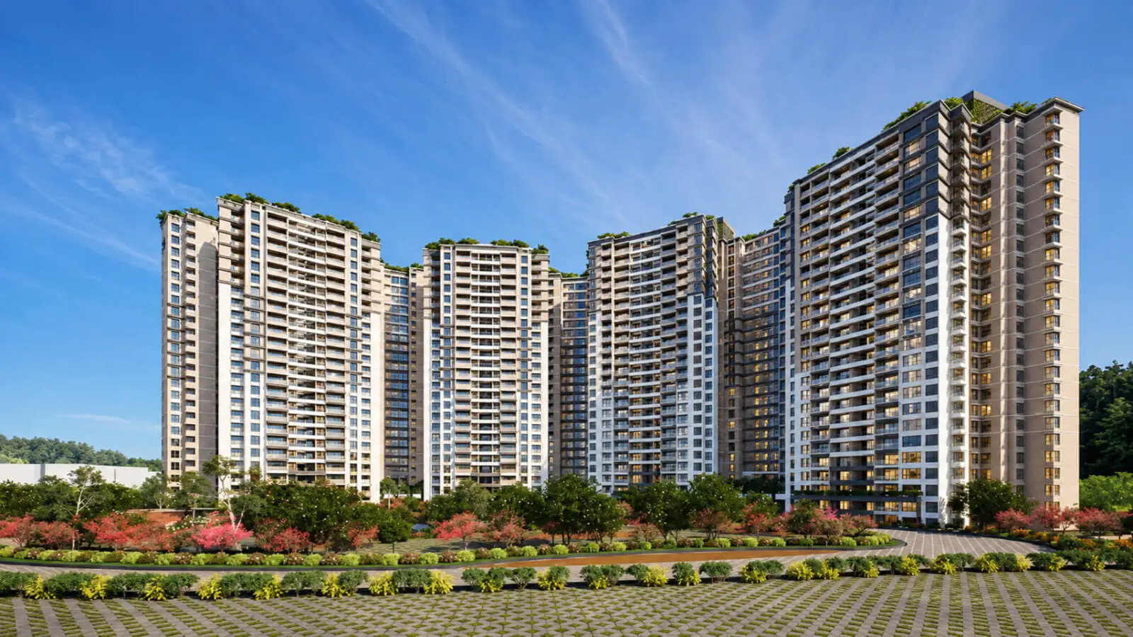 Prestige Battersea Curved Building Facade