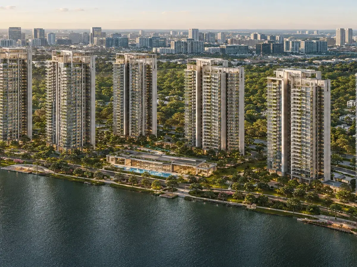 Prestige Battersea Waterfront Aerial View